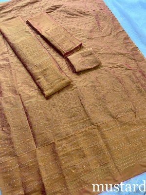 SuratBlouse Assamese Machine Weaving Mix Silk Mustrad Mekhela  Chador   Mekhela Sador