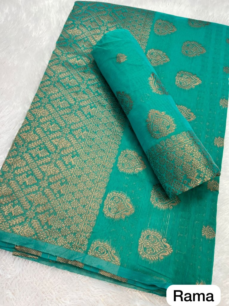 Rama Colour Ac cotton Assamese  Mekhela Chador  Sador Mekhela 