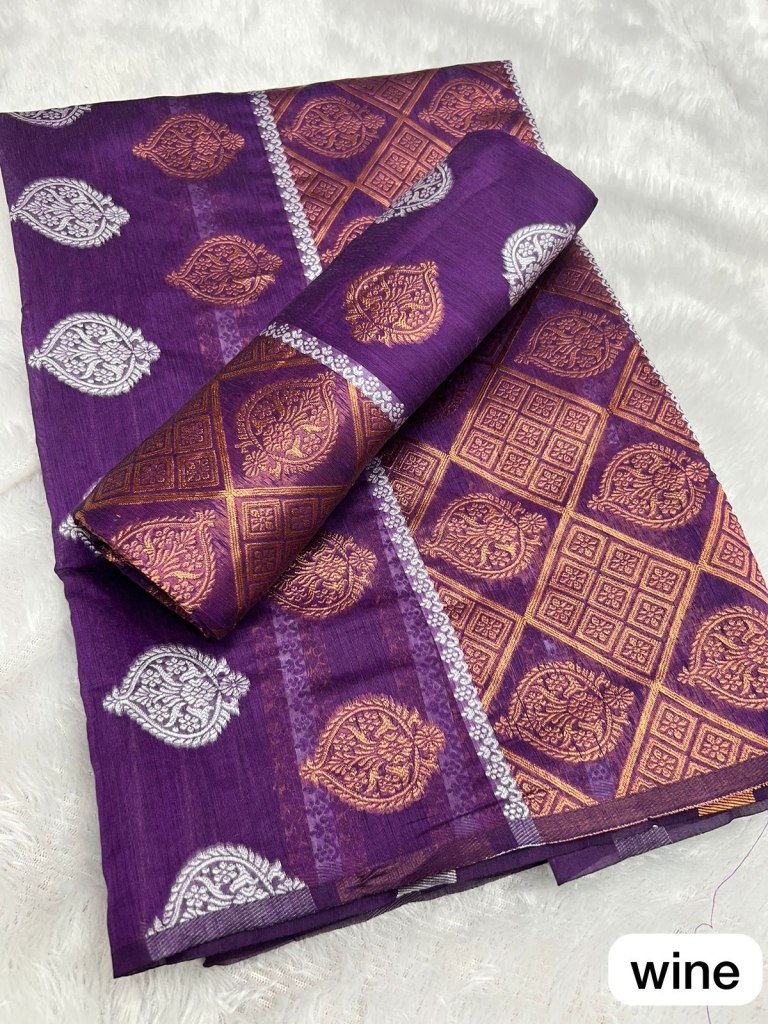 Wine Colour Ac cotton Assamese  Mekhela Chador  Sador Mekhela 