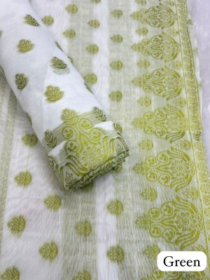 Green Ac cotton Assamese  Mekhela Chador  Sador Mekhela 