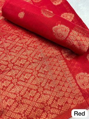 Red Colour Ac cotton Assamese  Mekhela Chador  Sador Mekhela 