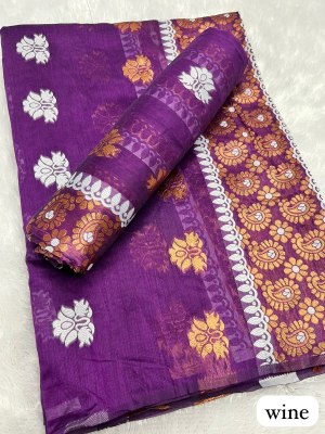 WINE Colour Ac cotton Assamese  Mekhela Chador  Sador Mekhela 