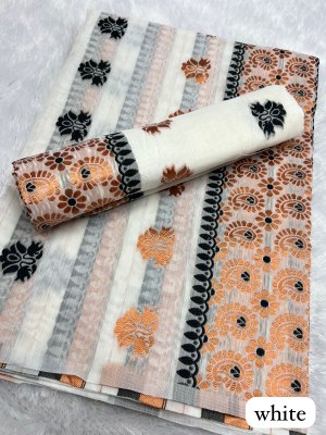 White  Ac cotton Assamese  Mekhela Chador  Sador Mekhela 