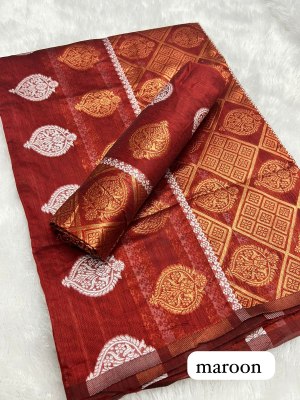 Wine Colour Ac cotton Assamese  Mekhela Chador  Sador Mekhela 